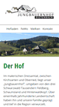 Mobile Screenshot of jungbauernhof-kirchzarten.de